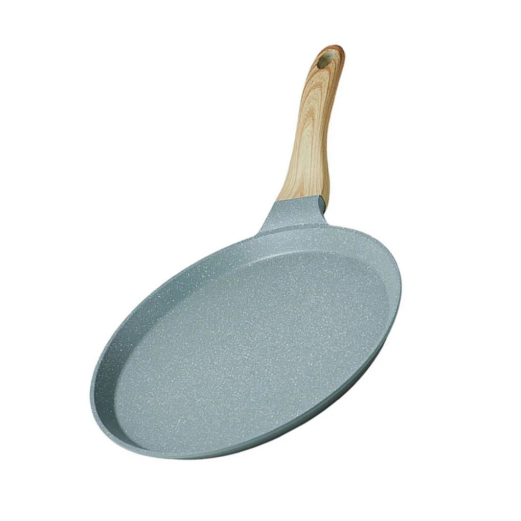 Frying Pan No Muddled Non-stick Pans Compact Size Craftsmanship Cooking Pots Pancake Handily Gripped Kitchen Supplies
