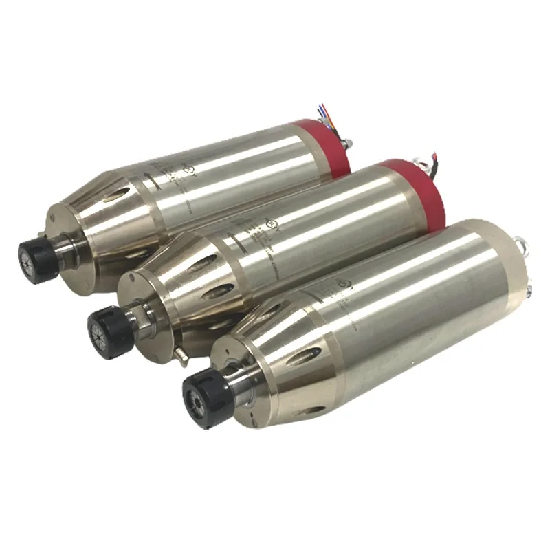 High Precision High Speed Low Noise Low Vibration Water Cooled 12KW Spindle Motor for  Stone Cutting
