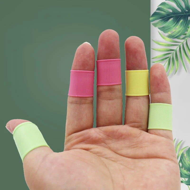 10Pcs Male Finger Sleeves Silicone Finger Tubes For Preventing Bruised Practising Golf Basketball Rugby Tennis Badminton