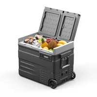 Alpicool UD45 Double-Door Battery Powered USB Compressor Refrigerator Car Fridges Freezer For Camping RV Outdoor Hotel