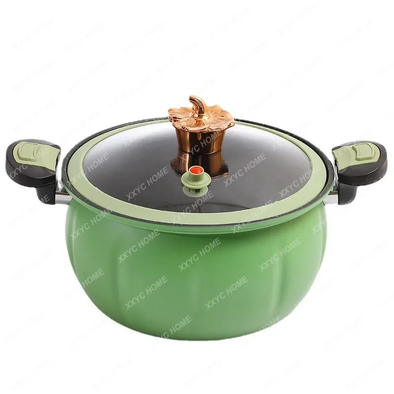 Low Pressure Pot Multi-Functional Household Pumpkin Pot Dual-Sided Stockpot