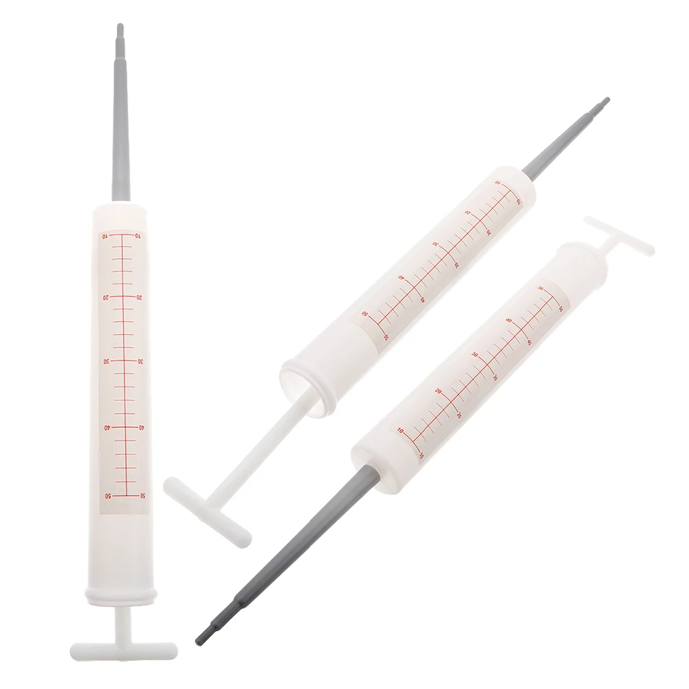 

3 Pcs Party Needle Props Doctor Tool Cosplay Injector Pretend Plastic Costume Accessory Fake Syringe Nurse