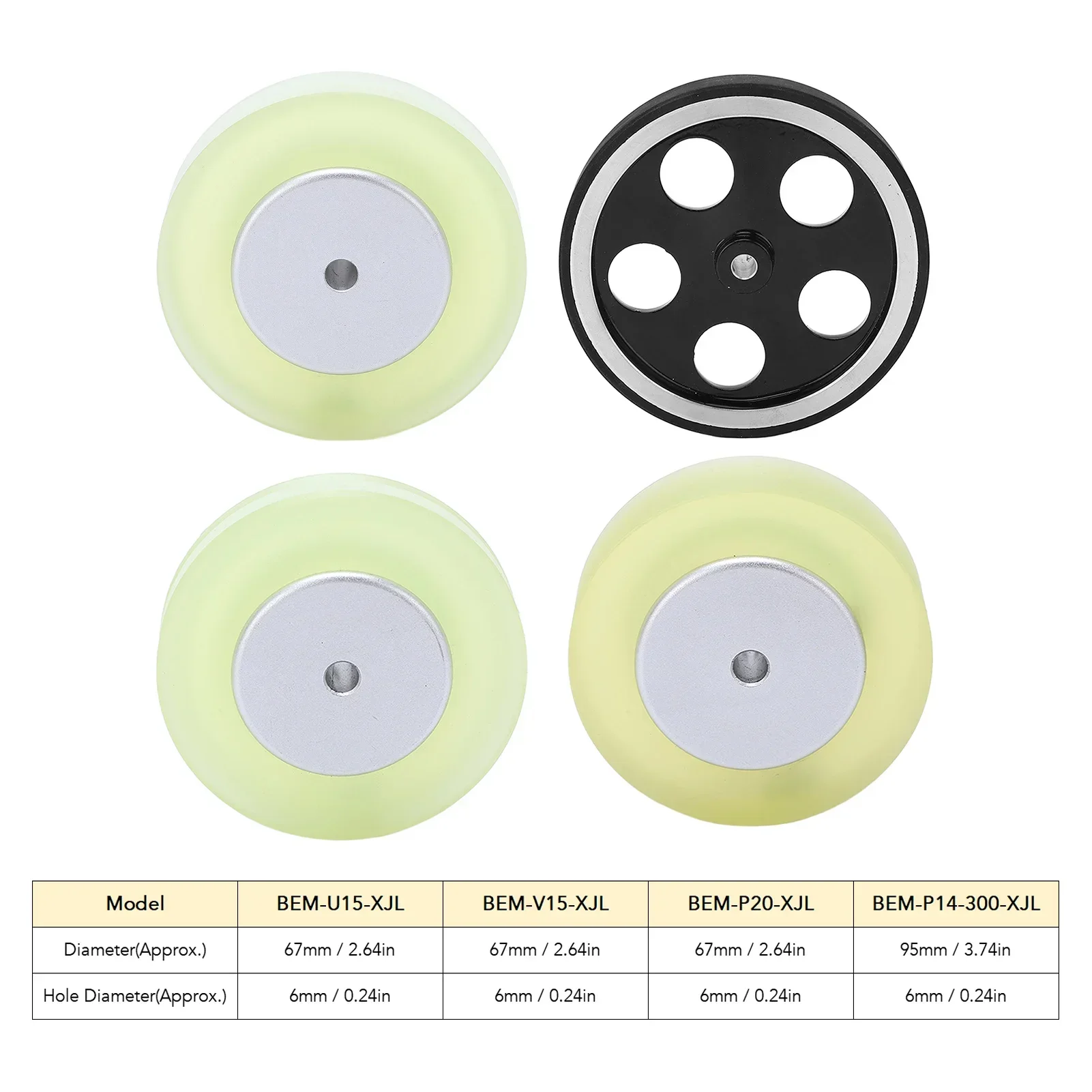 Encoder Meter Wheel Part Length Counter Wheel 6mm Hole Diameter Encoder Meter Accessory for Counting Measuring