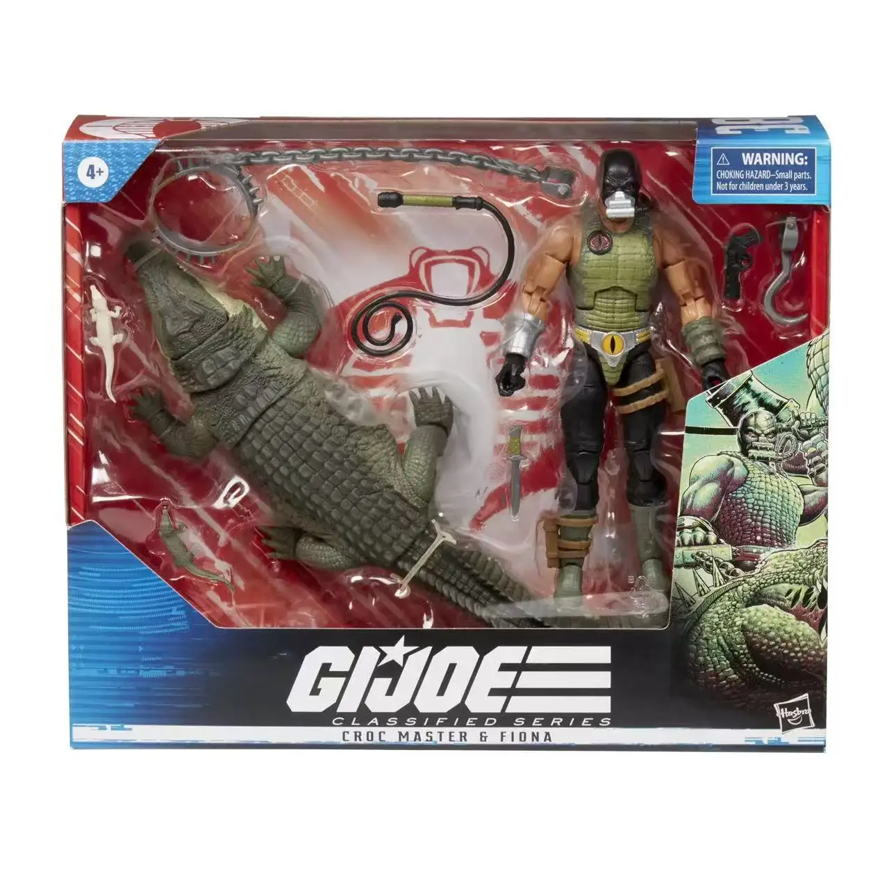 

In stock Hasbro Special Forces Top Secret Series Crocodile Master and Fiona Set 6-inch Action Doll
