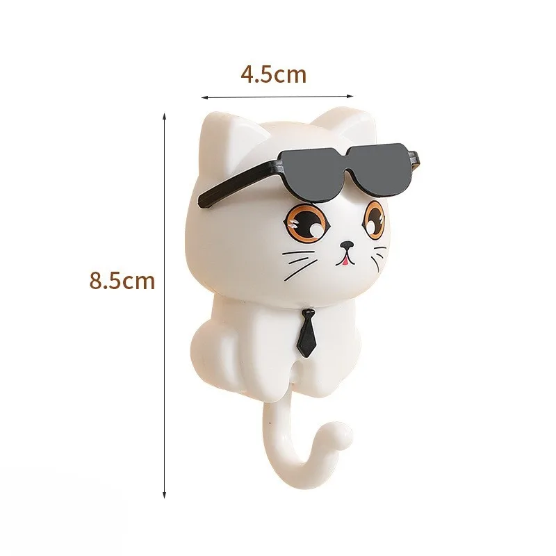 Wholesale Utility Hook for Wall Hanging Decoration Coat Hook Wall Mounted Cat Heavy Duty Wall Hooks for Coat Scarf Hat Towel Bag image 5