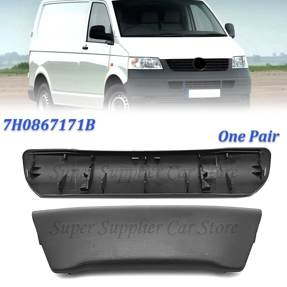 7H0867171B For VW T5 MK1 2003–2010 Front Interior Door Handle Grab Pull Cover 2 Pieces Left and Right Side