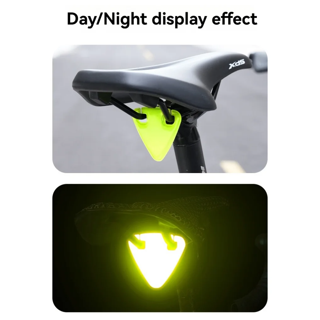Fahrrad Hochreflektierender Aufkleber, Rücklicht Reflektierender Warnsticker für Nachtfahrten, Mountainbike- und Rennrad-Fahren – Detail 2