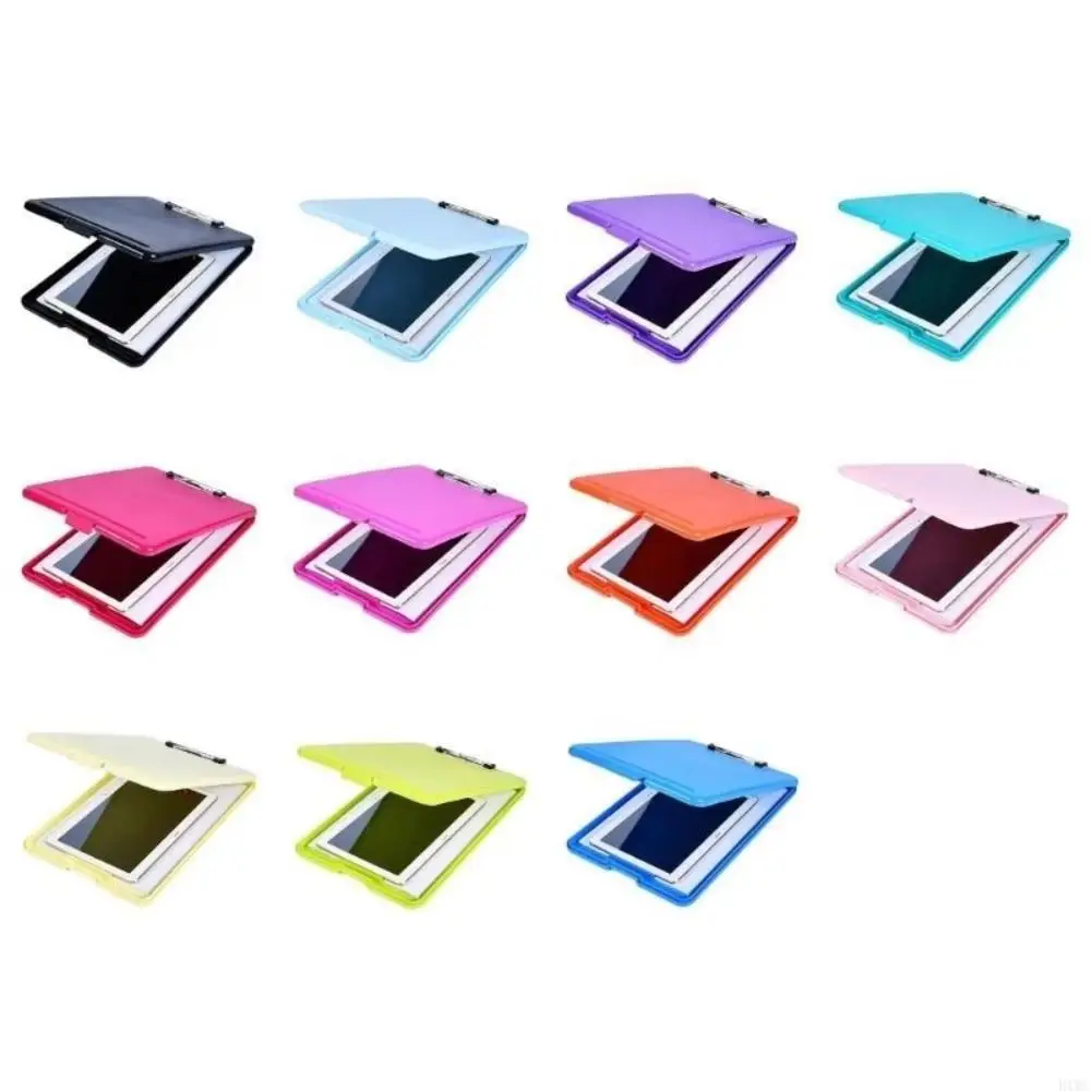 Plastic File Organizer Waterproof a4 Size Multifunctional File Folder Large Capacity with Clipboard Document Box School Use