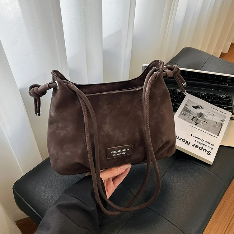 

Fashion Simple and Versatile Crossbody Bags for Women Large Capacity Casual Shoulder Bag Lightweight Textured Casual Bucket Bag