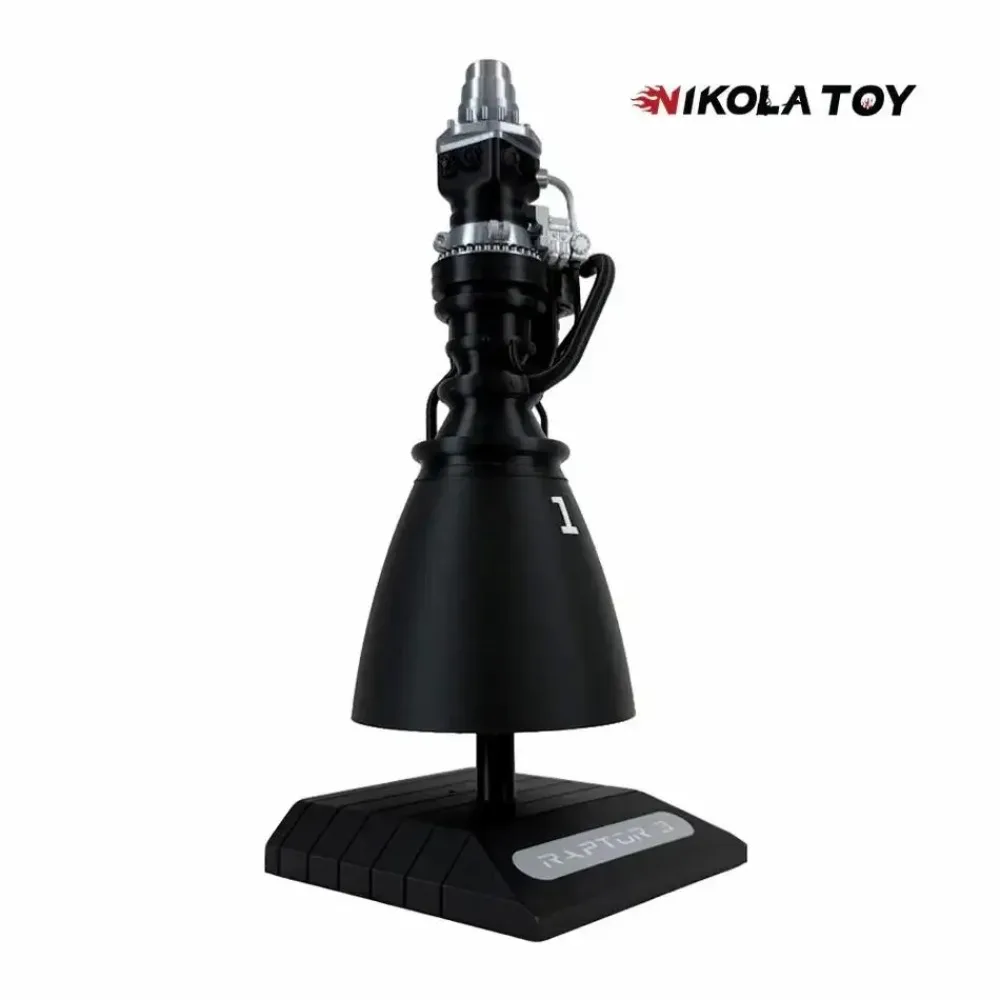 NIKOLATOY SpaceX Starship Raptor motor humidificador función ornamento cohete modelo NASA colección de impresión 3D juguetes niño regalo