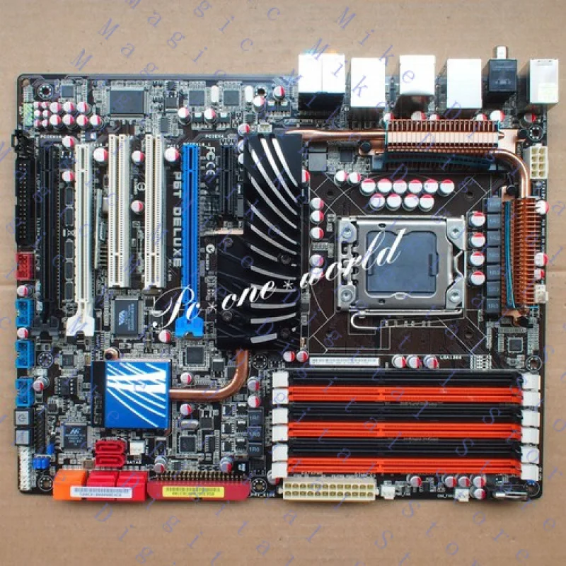 H  FOR ASUS P6T DELUXE Motherboard LGA 1366 DDR3 Intel X58 100% working
