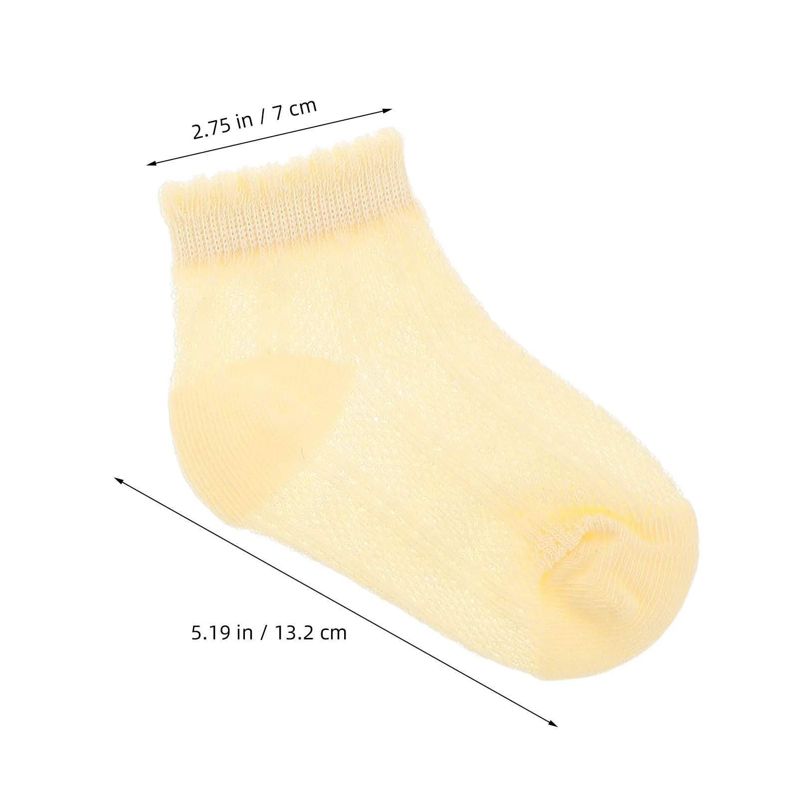 Baby Cotton Socks 3 Pairs – Breathable Thin Ankle Socks for Newborns Toddlers