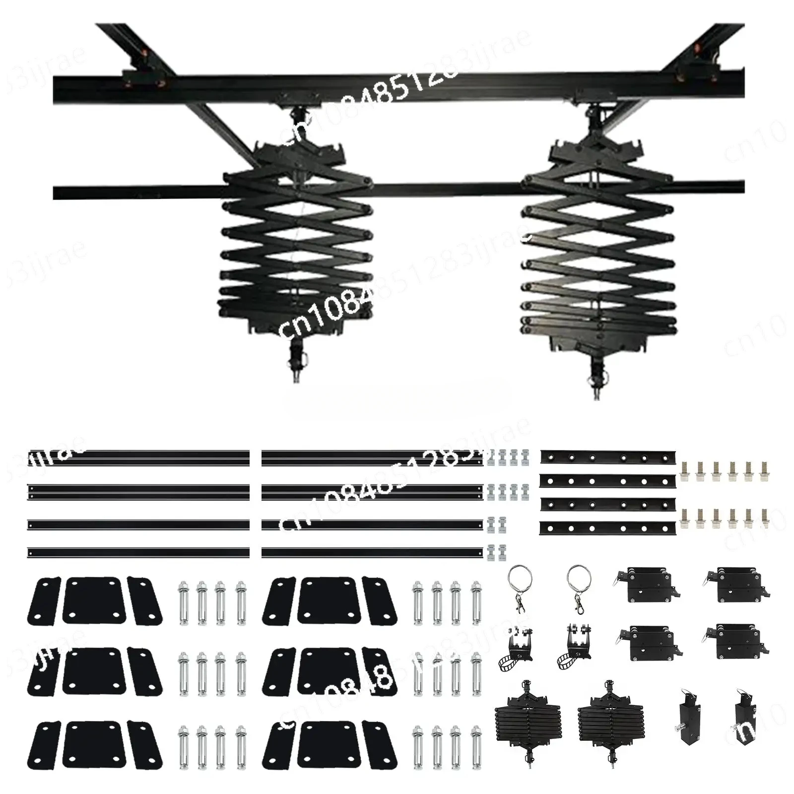 3*3M Ceiling Rail Track System Photo Studio Pantograph Photography Ceiling Support System Lamp Hanger 43-200CM