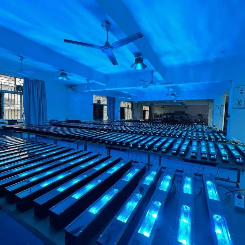 2 pieces RGBW Wave LED Wall Washer Light DMX512 IP65 Waterproof LED Linear Water Ripples Lamp