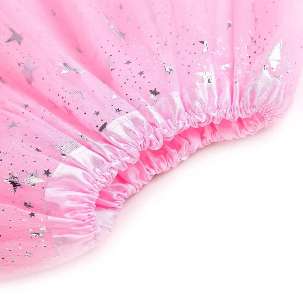 الصيف نجوم توتو تنورة ملونة تول الرقص تنورة المعاوضة الباليه التنانير الأطفال