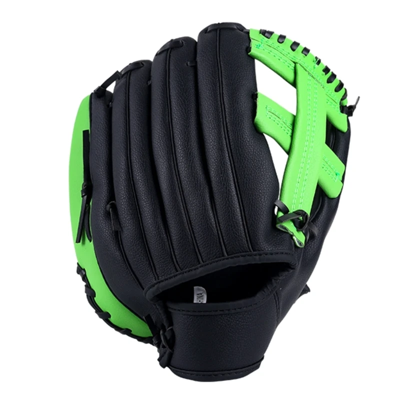 Teen Baseball Gloves Soft PU Batting Gloves Thickening Pitcher Softballs Gloves X5QF