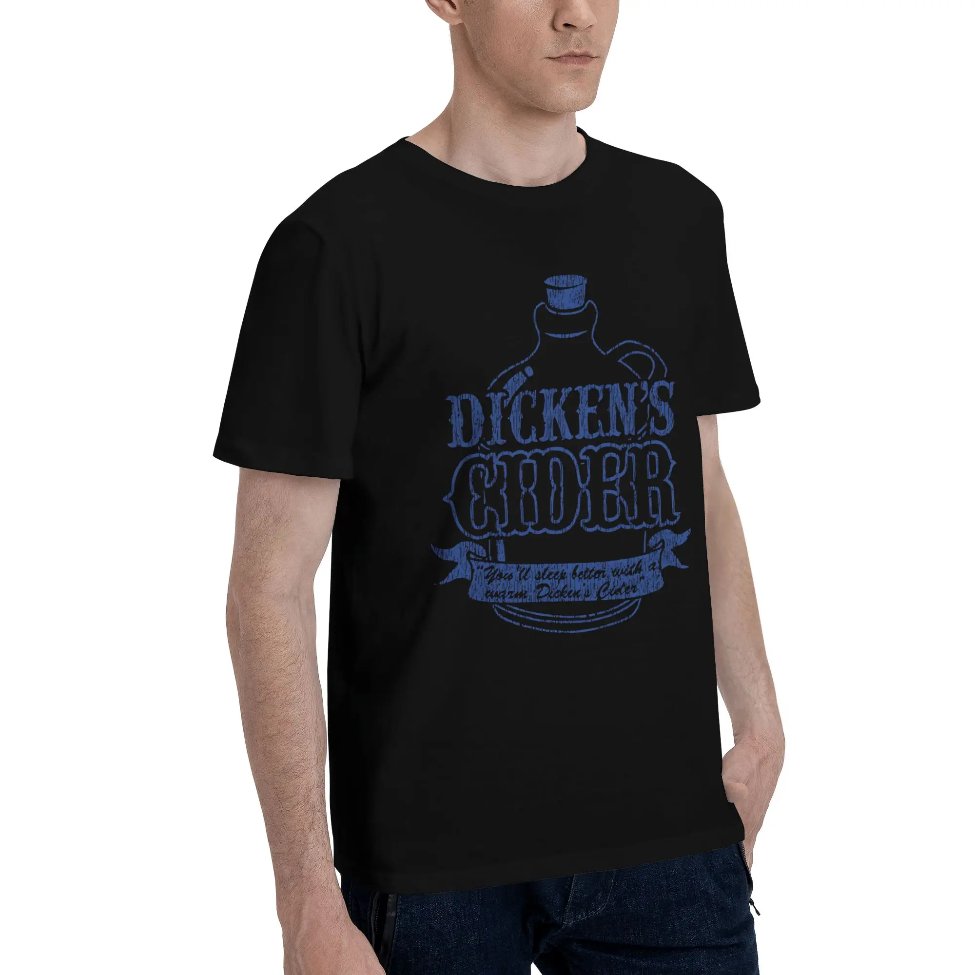 Every Girl Loves a Dickens Cider   Novelty 100% Cotton T-Shirt Dickens Cider Tops Tees For Men
