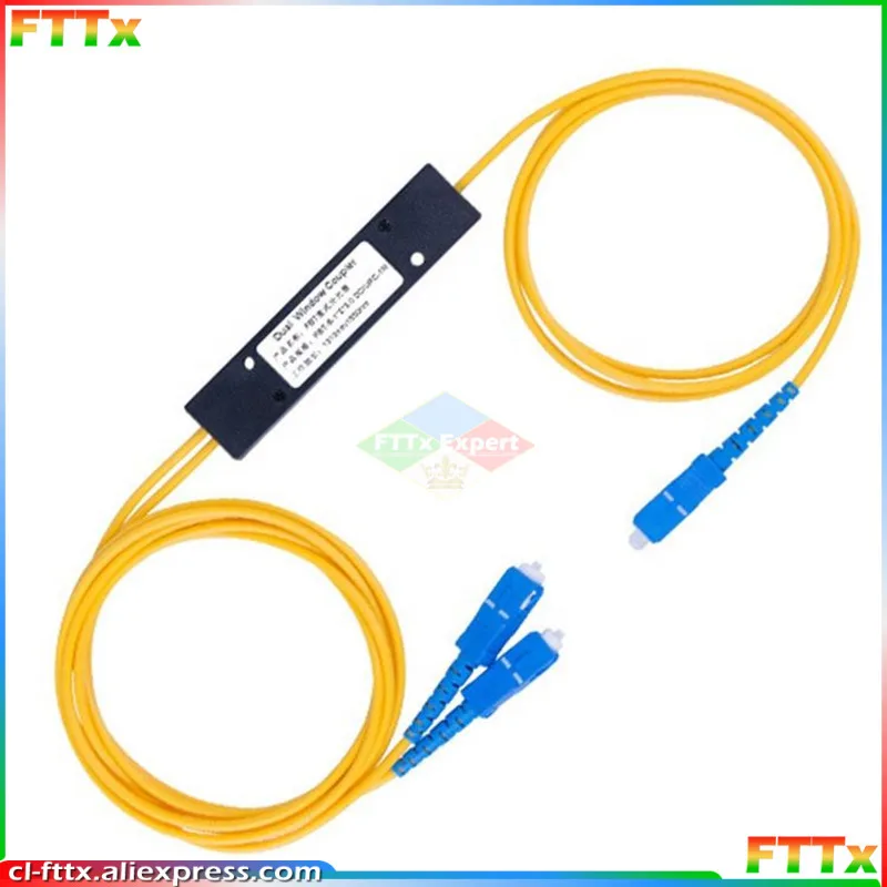 SC UPC 1X2 Fiber Optische Splitter Singlemode Fiber Optische Splitter FBT Optische Koppeling 1X2 PLC Fiber Optische Splitter