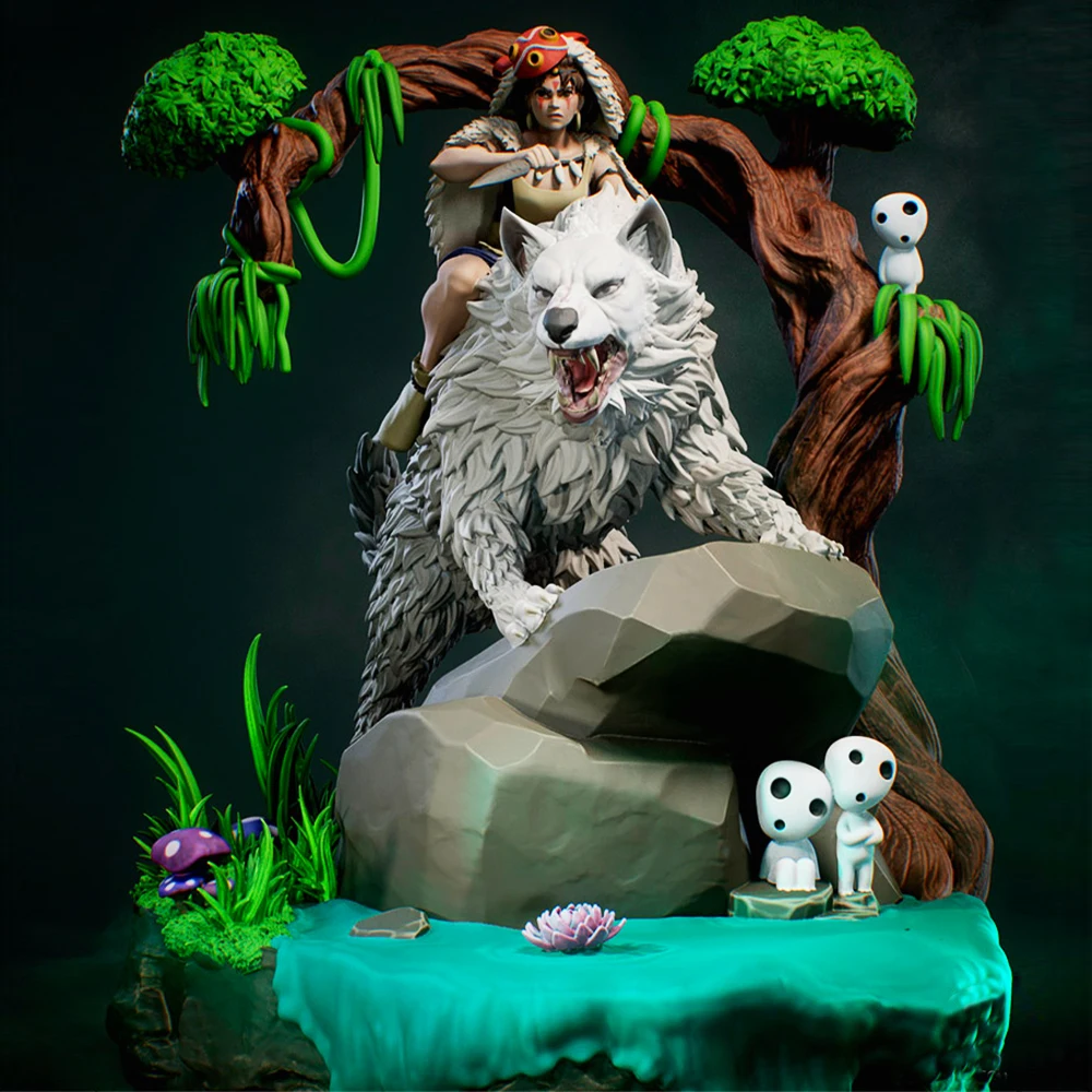 

1:18 Princess Spirit of the Forest Miniatures - High-Detail 3D Resin Kit | Nature Guardian Unpainted Collectibles (A3183)