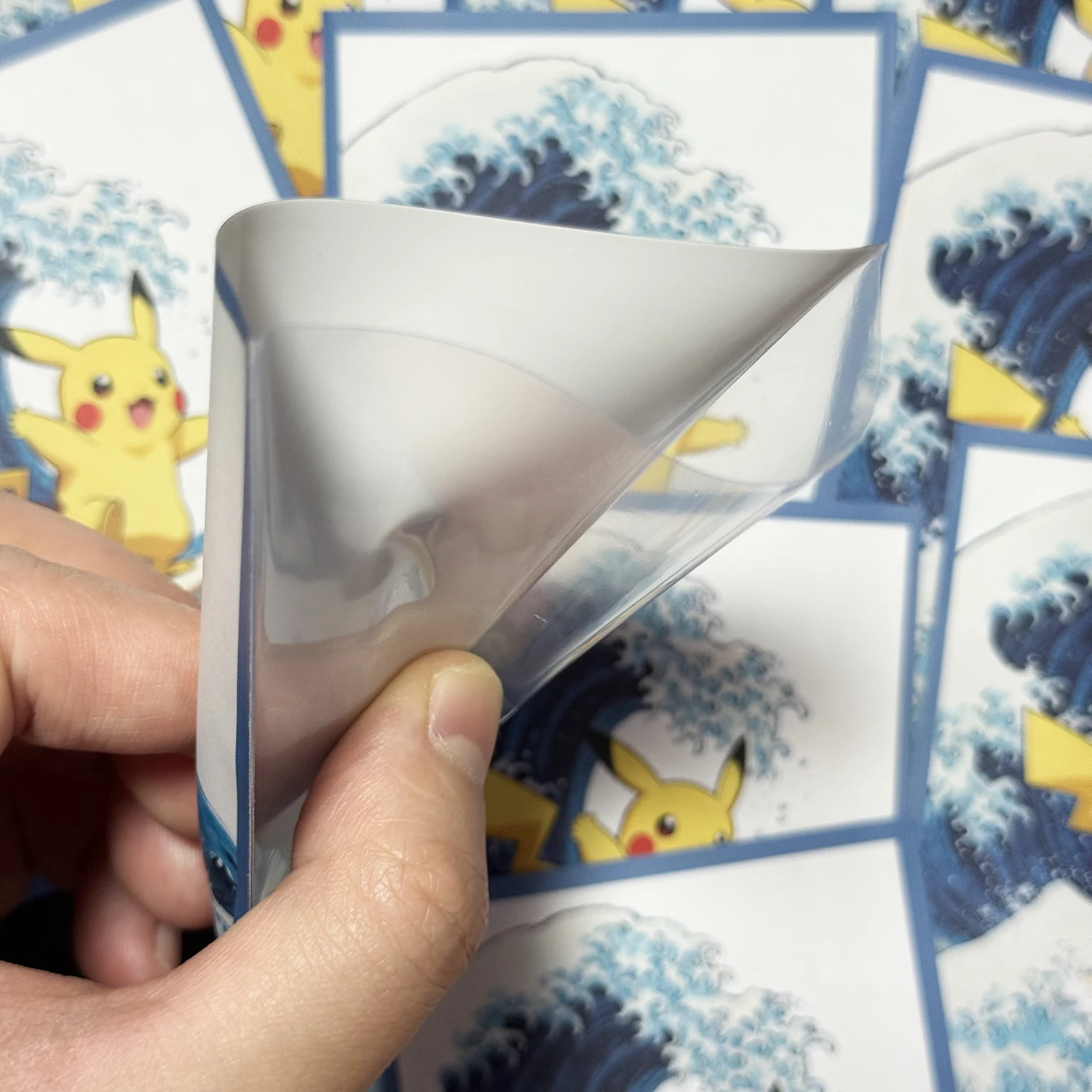 60pcs/Pack PTCG Card Sleeves Pikachu Sleeves Charmander Regular Card Protectors for Standard Size TCG Board Game Card 66x91mm view 5