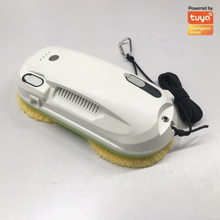 New model Tuya WiFi smart home equipment window cleaning robot dual water tank auto water spray window cleaner