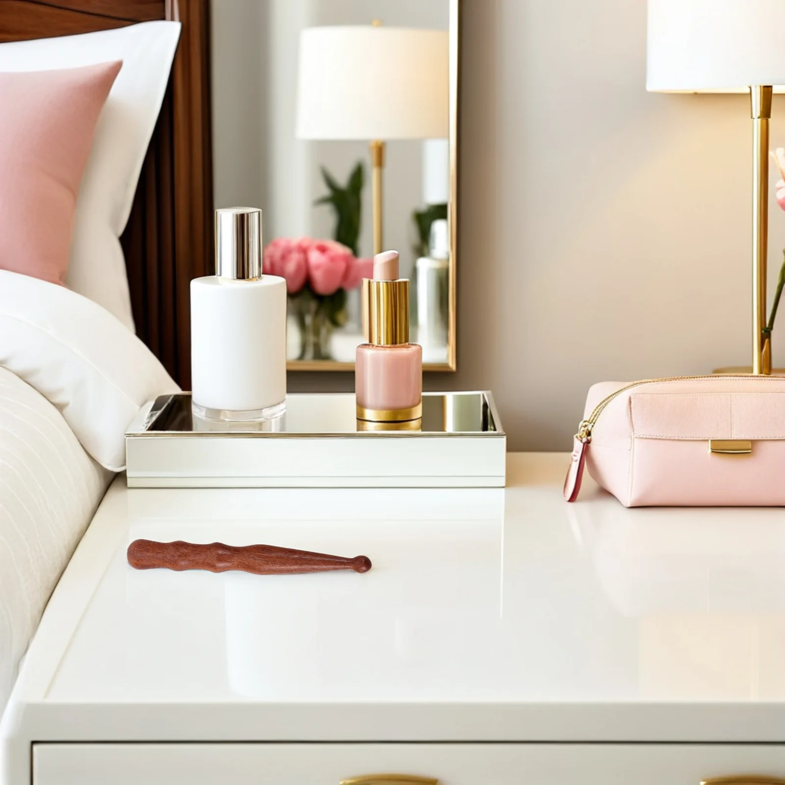 

Wood Acupoint Massage Stick Natural Handcrafted Point Acupressure Tool for Body Pain Relief