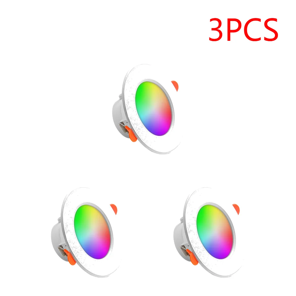 10W Smart LED Downlight Bluetooth-plafondlamp Afstandsbediening RGB-kleurveranderende plafondlamp voor Alexa Google Home