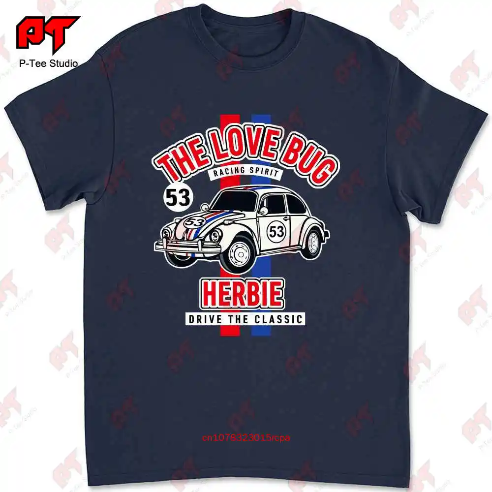 The Love Bug Herbie Drive The Classic No.53 1963 Movie T-shirt CWTE