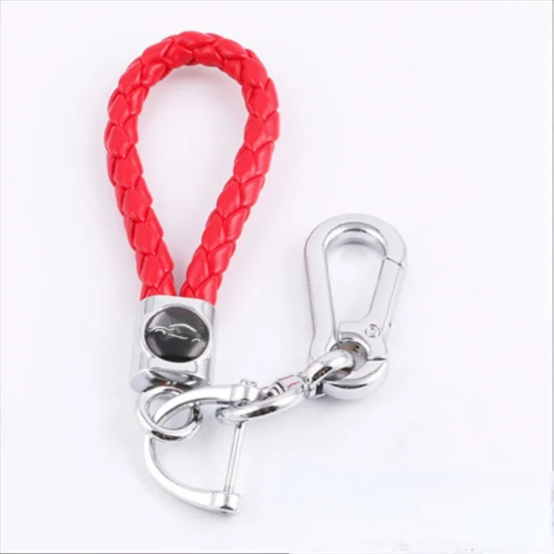 All-match Car Keychain Key Ring Braided Rope Creative Personality Unisex Key Chain Leather Cord Key Pendant Keychain Ring Ring