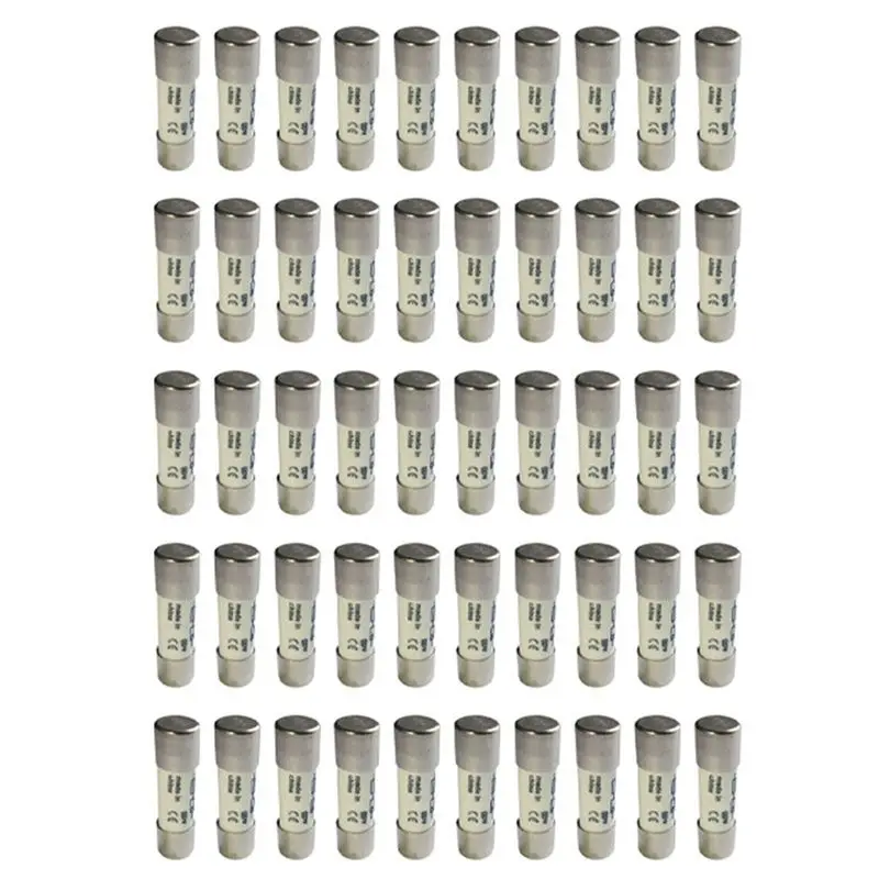 ABKJ-50 Pcs 1000 VDC Fuse Solar PV Explosion-Proof Fuse Silver - 20A