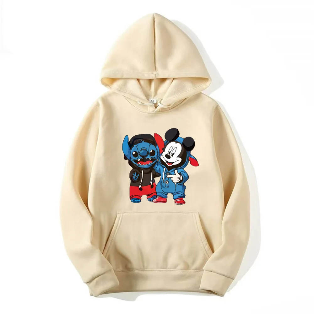 Disney Mickey Mouse Dames Hoodies Y2k Tops Cartoon Mode Sweatshirt Vrouwelijke Kawaii Kleding Herfst Winter Streetwear Trui