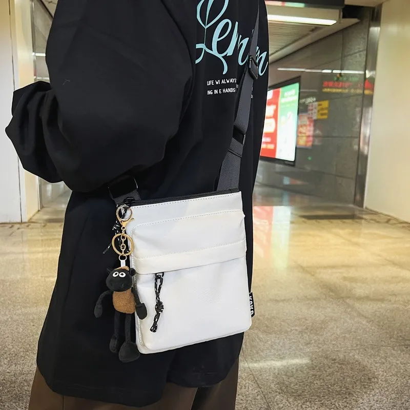 

Trendy Ox Cloth Vertical Mobile Phone Bag ex Crossbody Bag for Students Spor Casual Small Square Bag oulder Bag