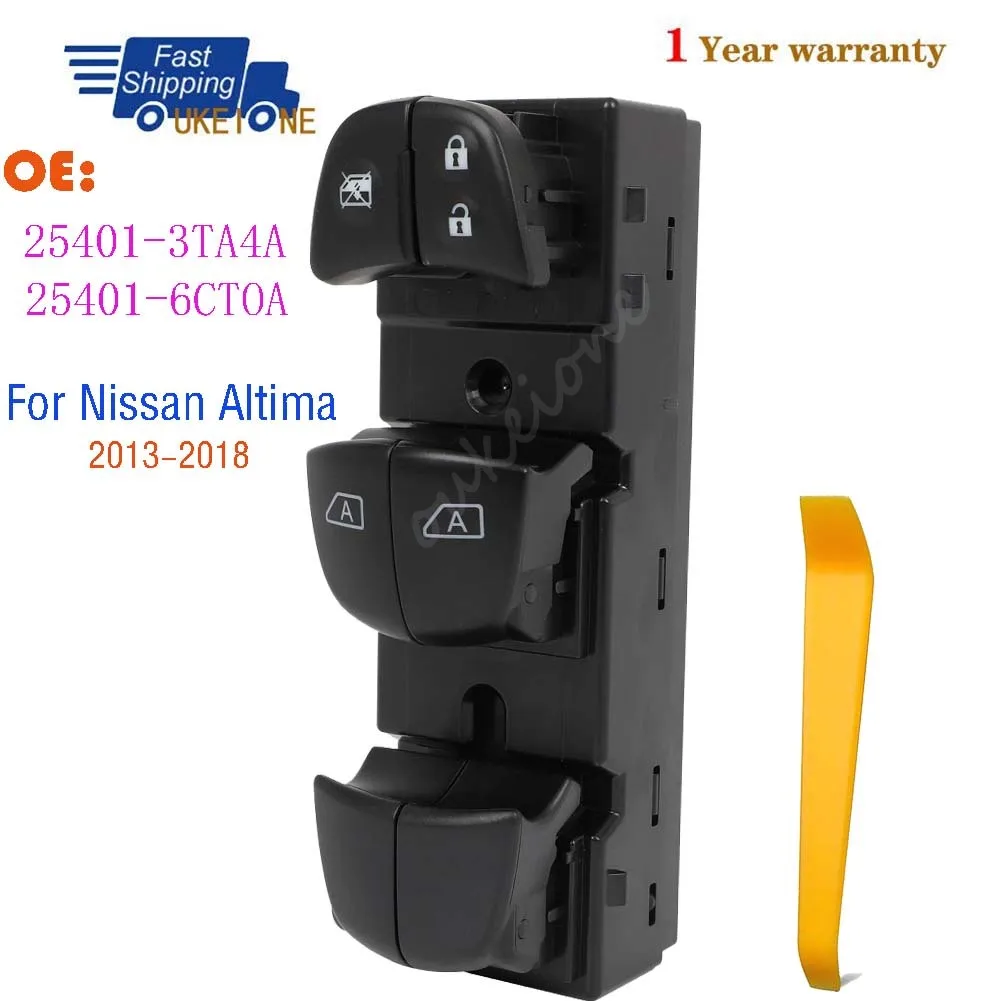 

25401-3TA4A 25401-6CT0A For Nissan Altima 2013-2018 Electric Power Window Switch Lifter Control Regulator Button Car Accessories