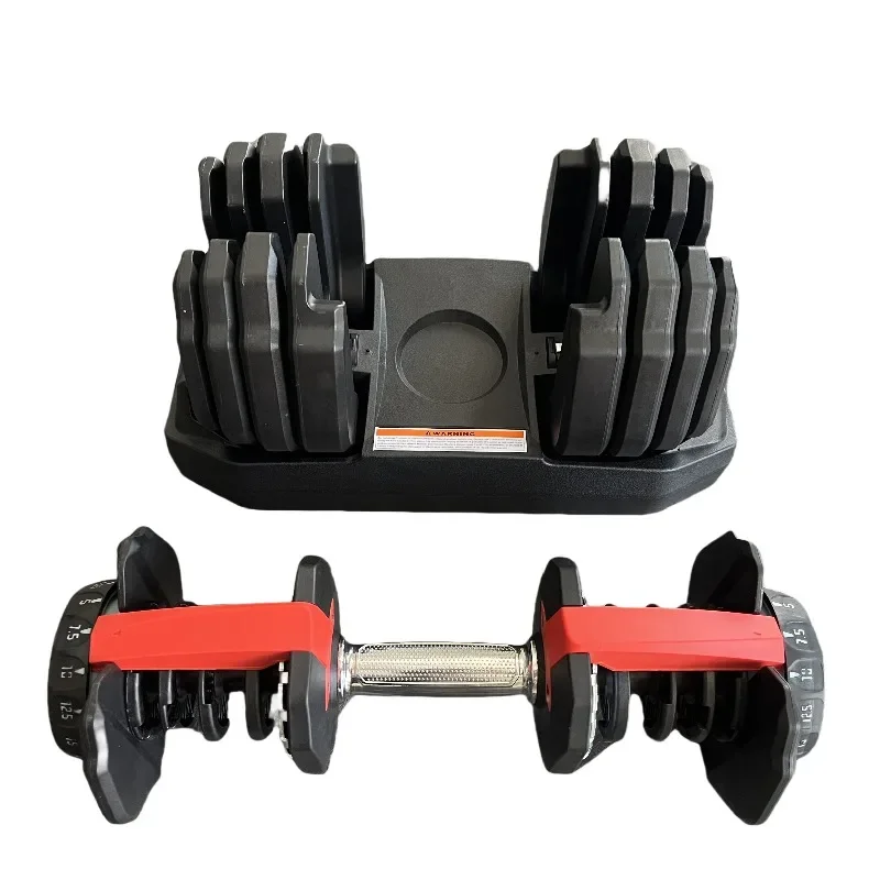 24kg New Arrival Quick Adjustment Dumbbells Professional Home Gym Fitness Equipment for Strength Training Workout Gear Hot Sale