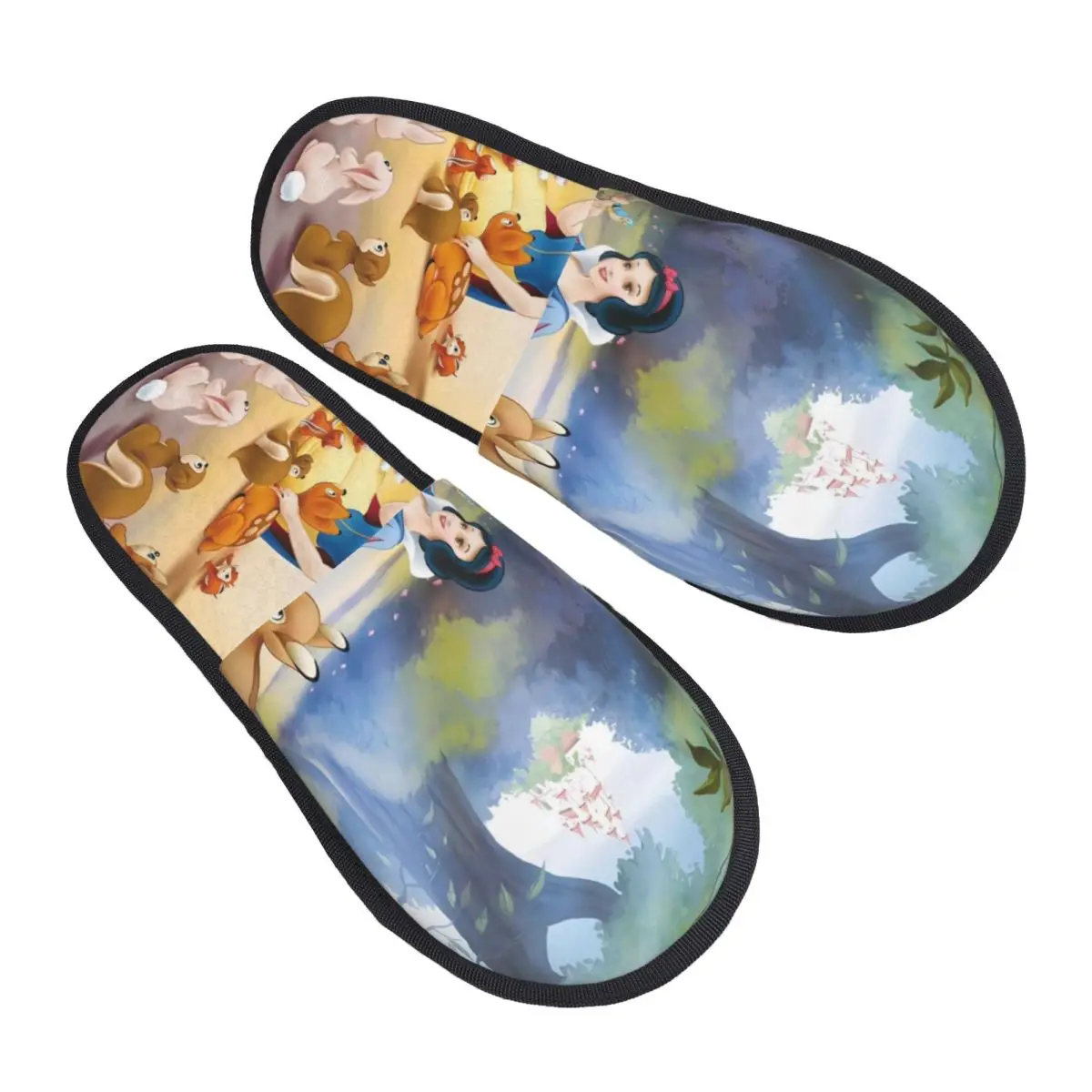 

Пользовательские гостевые тапочки «Белоснежка и семь гномов» для женщин в отеле, анимационные домашние тапочки