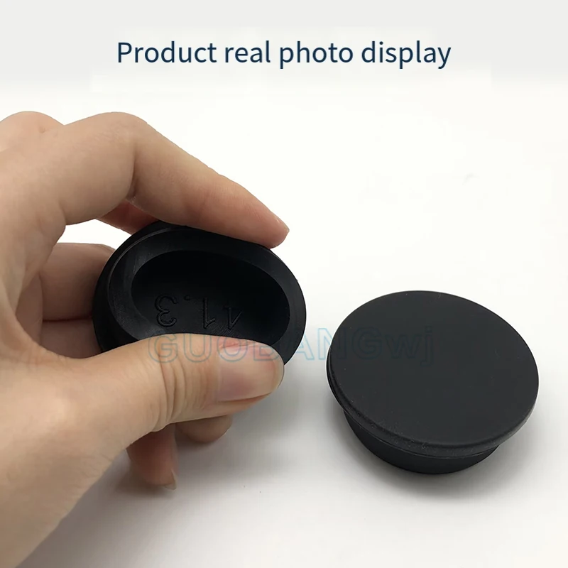 Silicone Rubber Plug T-Type Waterproof Sealing Stopper for Sink Overflow Fish Tank Drain Floor Drain 6PCS