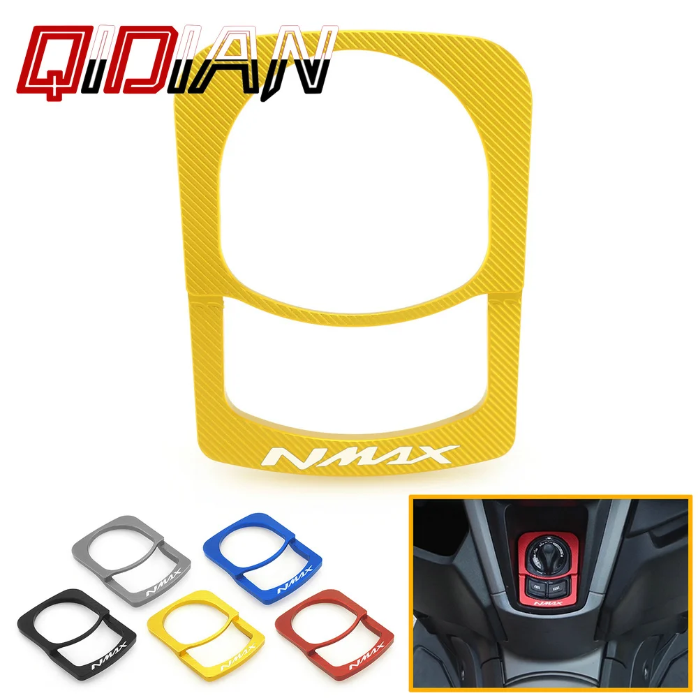 

2025 Motorcycle For YAMAHA NMAX-155 NMAX155 Screen Protector Dashboard Electric Door Lock Switch Cover Cap Protector Accessories