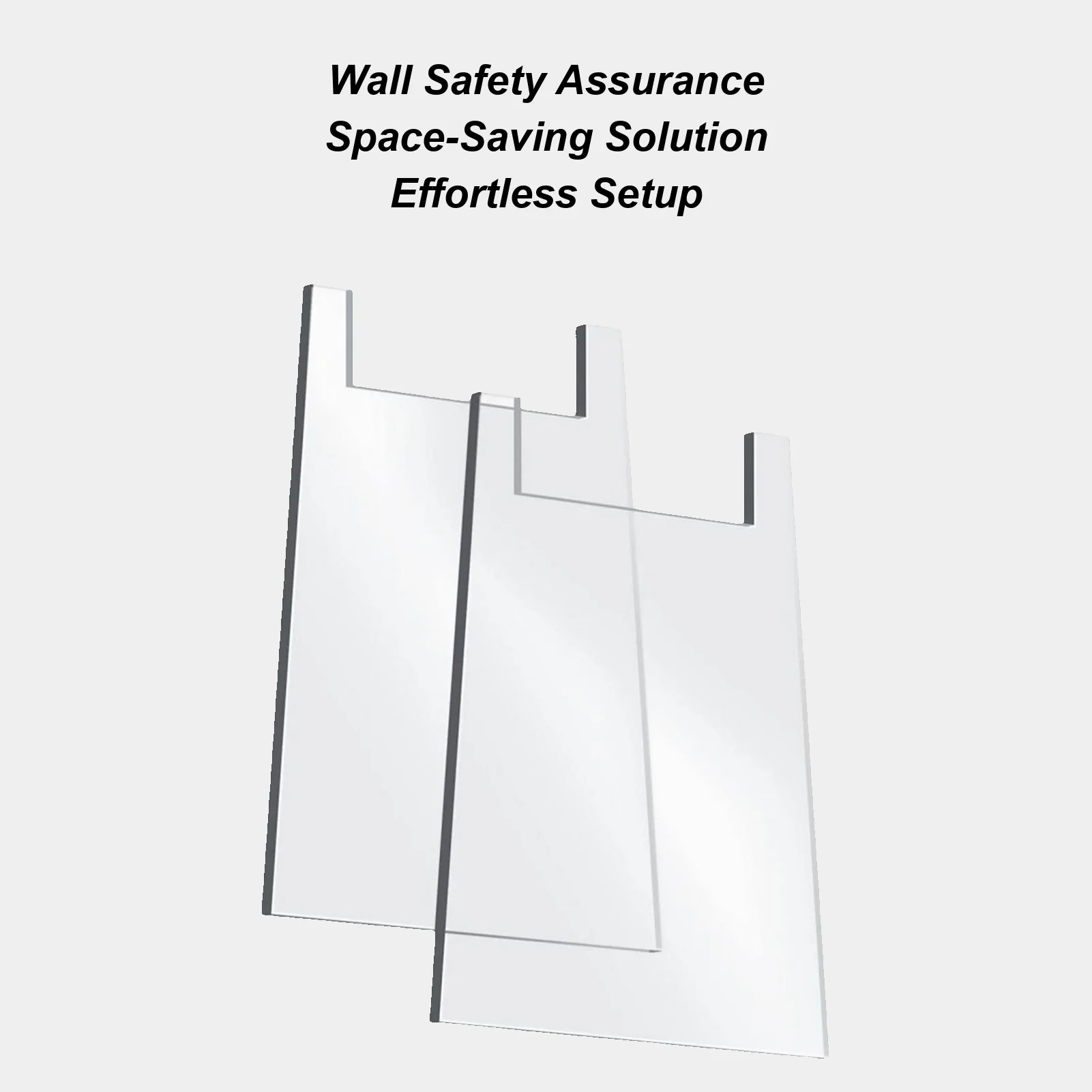 Couch Stoppers 2 Pieces Clear Acrylic Stopper Couch Wall Protector For Socket Sofa Bed Cabinet Apartment Home Hotel Floor