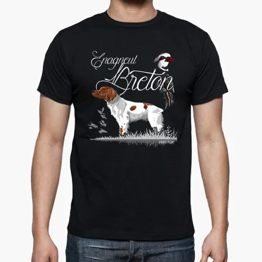 

Unique Brittany Huntting Gift T-Shirt. Summer Cotton O-Neck Short Sleeve Mens T Shirt New S-3XL