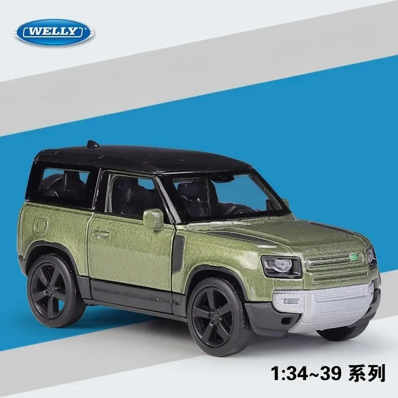WELLY 1:36 Defender 2020 Defender Imitation Alloy, Model Car Boomerang Toy Diecast Alloy Car Model Collectible
