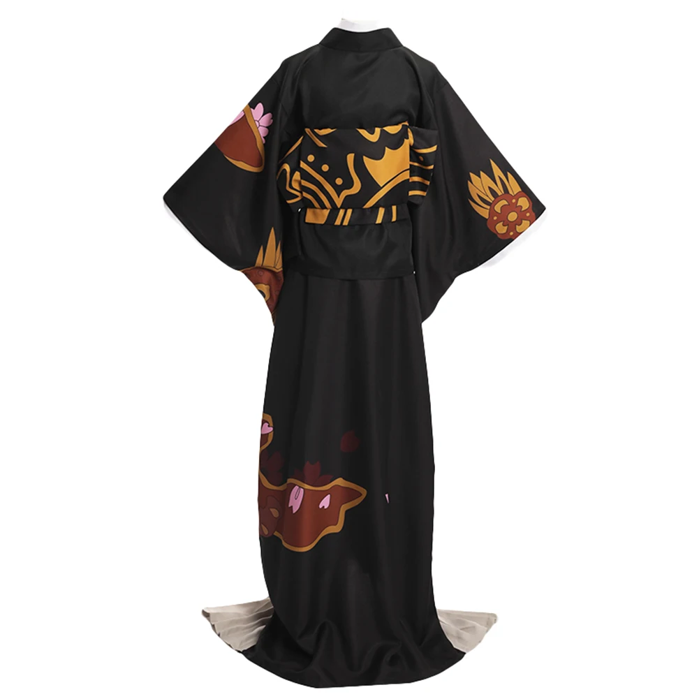 Brdwn Womens Crossdresser Kibutsuji Muzan Cosplay Costume Kendo Kimono Suit