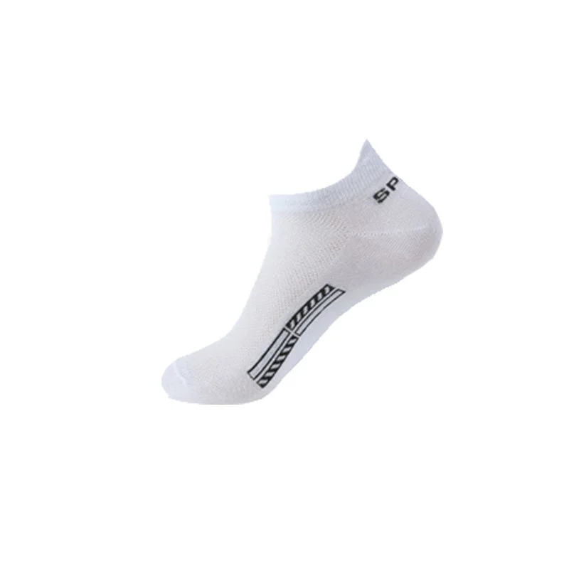 5 Pares De Calcetines Tobilleros De Alta Calidad Para Hombre, Calcetines Deportivos De AlgodóN Transpirables, Calcetines De Malla Informales AtléTicos De Verano De Corte Fino Corto Sokken Talla 38-45-image