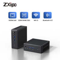 ZXIPC Mini PC Intel N100 Windows 11 Pro Supports up to 16GB DDR4 2T NVME SSD USB3.2 Dual HDMI Desktop Gaming Computer