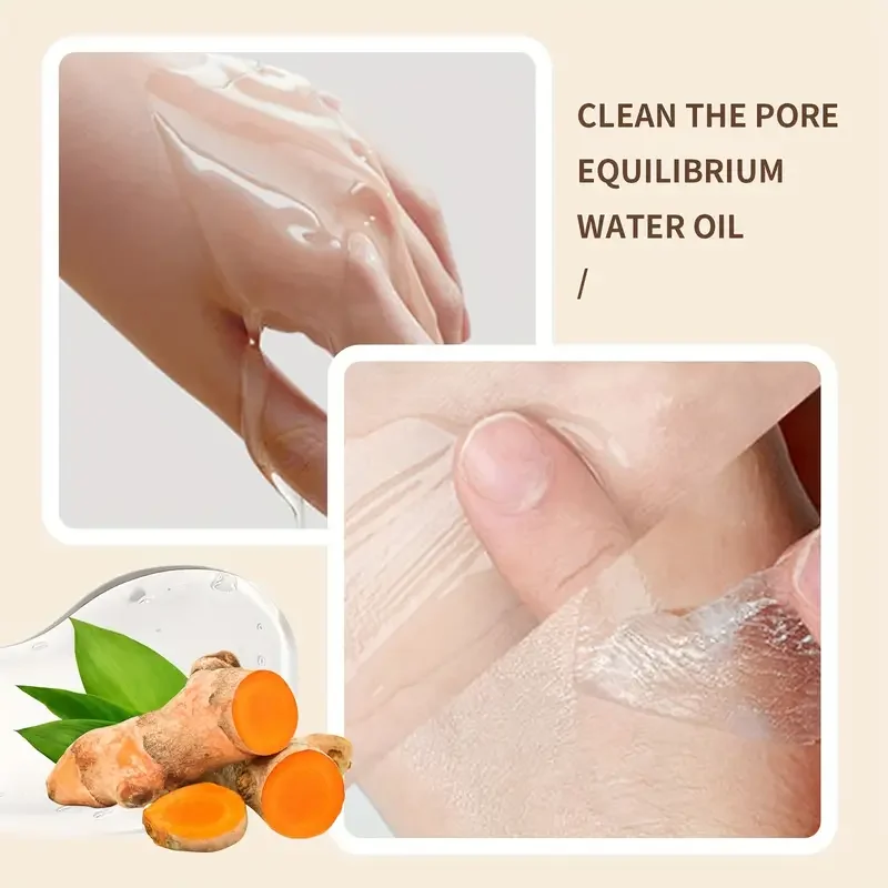 قناع تقشير حمض الكركم بين عشية وضحاها 100 مل من الكولاجين المتحلل لتفتيح البشرة وعلاج الوجه الكوري #2