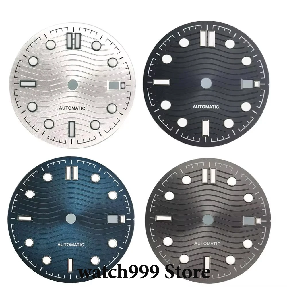 

31 мм стерильный светящийся циферблат часов FIT NH35 NH36 циферблат часов