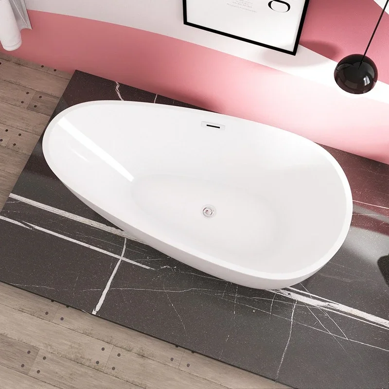 Bathtub, stylish goose egg type separate bathtub