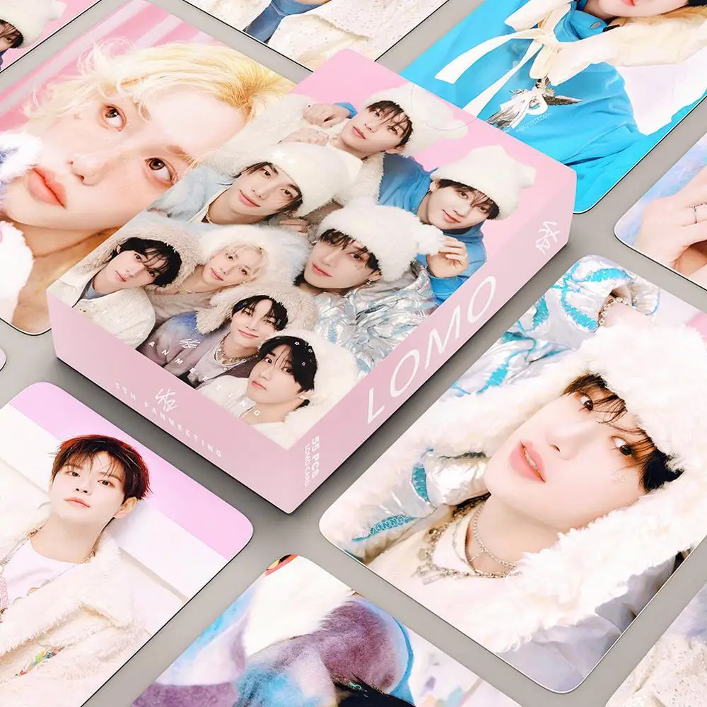 

55Pcs/Set Kpop New Ablum SKZ'S Clock Lomo Card Hyunjin Felix HD Photo Print Pictures Photocard For Fan Collection Postcards Gift