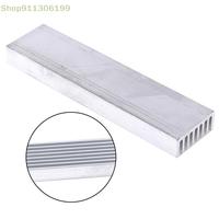 1Pc Aluminum Heat Sink 100*25*10mm Cooling Heatsink For High Power LED Light Hardware Accessories