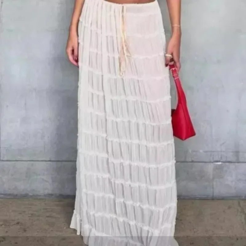 

Fashion Pleated Skirt for Women Solid Evening Dresses for Women