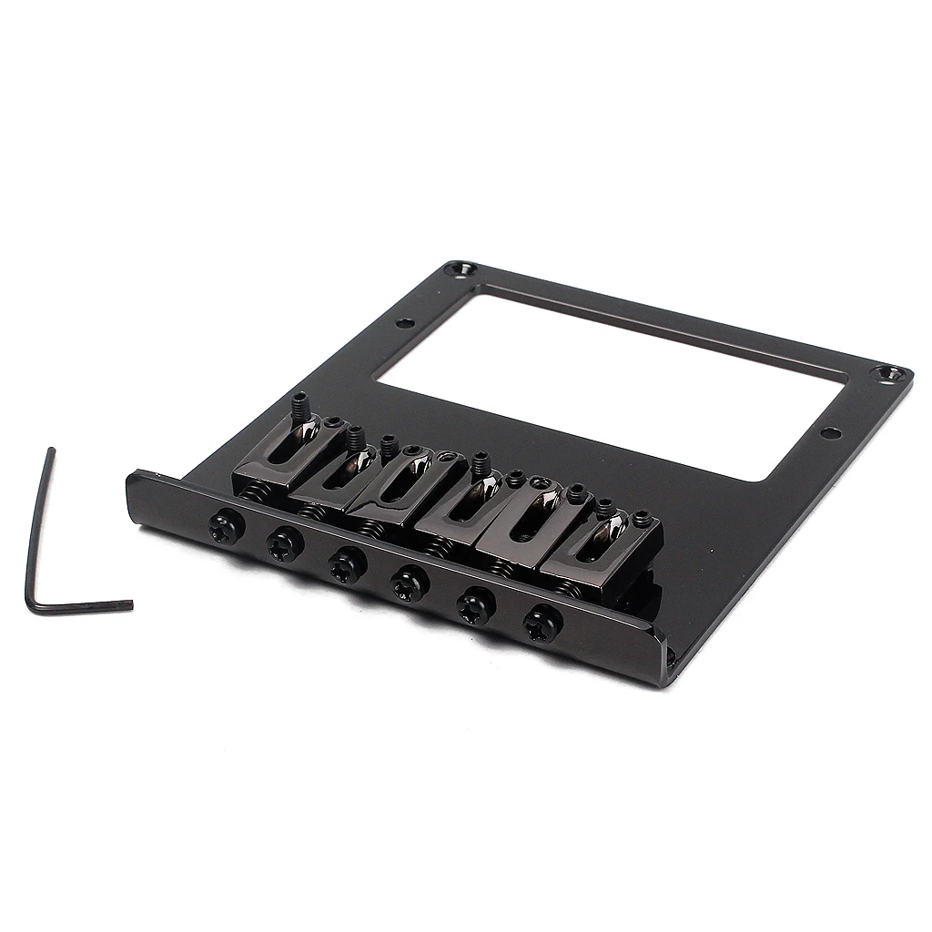 

AED2-6 Saddle Tele Bridge Tailpiece Tele Humbucker TL Guitar Bridge For Guitar Black